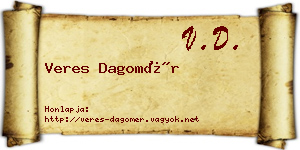 Veres Dagomér névjegykártya